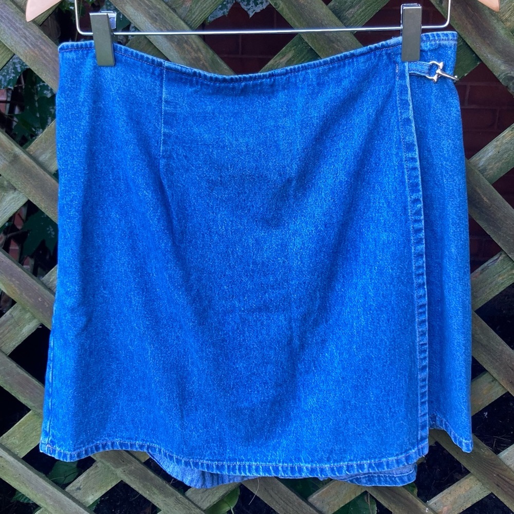 Vintage Denim&Co skort y2k Denim